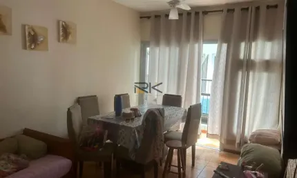 Apartamento praia grande com 2 dormitórios sendo 1 suíte,1 vaga de garagem,sala 2 ambientes