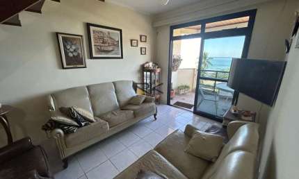 Cobertura Duplex Praia Grande em Ubatuba-SP com 3 dormitórios,sendo 2 suítes,varanda gourmet com churrasqueira,2 vagas de garagem