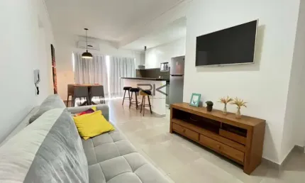 Apartamento itaguá 2 dormitórios sendo 1 suíte,1 banheiro social, 1 vaga de garagem,varanda gourmet com churrasqueira