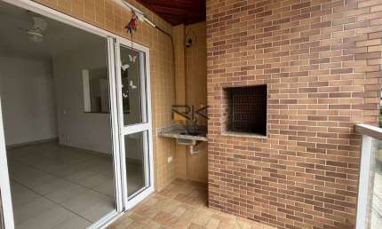 Apartamento Itaguá 2 dormitórios sendo 1 suíte,1 banheiro social, 1 vaga de garagem,varanda gourmet com churrasqueira