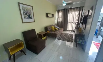 APARTAMENTO PRAIA GRANDE com 2 dormitórios sendo 1 suíte,1 vaga de garagem,sala 2 ambientes