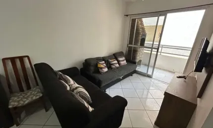 APARTAMENTO PRAIA GRANDE com 2 dormitórios,1 vaga de garagem,varanda gourmet com churrasqueira