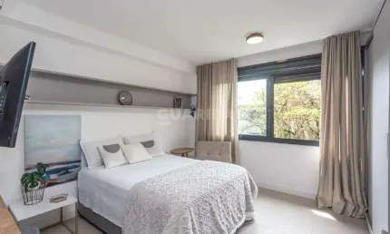 Apartamento com 1 dormitório e 1 vaga de garagem, no bairro Bela Vista