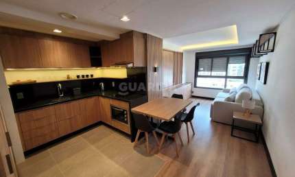 Apartamento mobiliado para aluguel, 1 quarto, 1 suíte, 1 vaga, Moinhos de Vento - Porto Alegre/RS