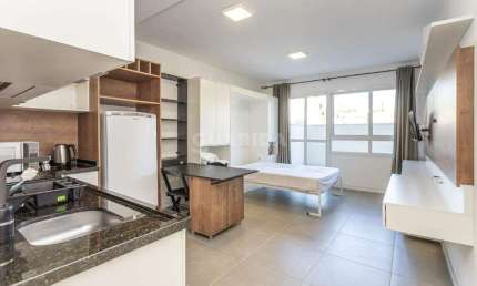 Studio mobiliado, Garden, com 1 vaga de garagem no bairro Jardim Botânico