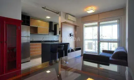Apartamento mobiliado com 2 dormitórios para alugar no bairro São Geraldo.