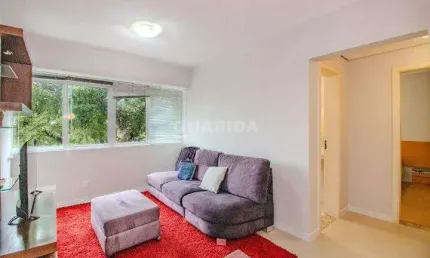 Apartamento mobiliado com 1 dormitório para alugar no bairro Passo d`Areia