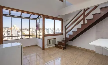 Apartamento estilo loft, com 1 dormitório, e 1 vaga de garagem, no bairro petrópolis - porto alegre/rs