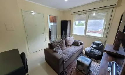 Apartamento mobiliado com 1 dormitório, no bairro bela vista