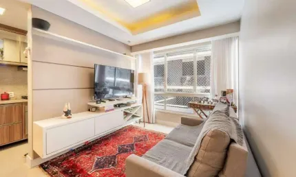 Apartamento mobiliado de 1 dormitório no bairro petrópolis