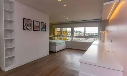 Apartamento mobiliado de no estilo loft no bairro central park.