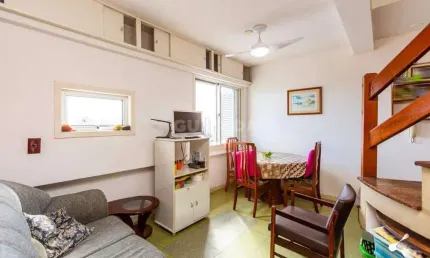 Cobertura semimobiliada com 2 dormitórios no bairro centro histórico - porto alegre/rs