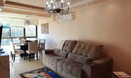 Apartamento mobiliado de 2 dormitórios, sendo 1 suíte, para alugar no bairro petrópolis!
