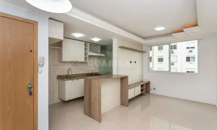Exclusividade guarida: apartamento semi mobiliado, de 2 dormitórios no bairro alto petrópolis, com box e infra completa!