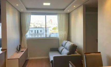 Apartamento semimobiliado com 2 dormitórios, sendo 1 suíte e 1 vaga de garagem no bairro higienópolis