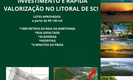 Terreno à venda na Travessa Olaria, 1, Rocio Grande, São Francisco do Sul