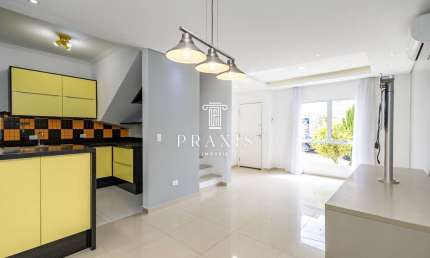 Casa em condomínio fechado à venda na Rua Carmelina Cavassin, 1280, Cachoeira, Curitiba, 129 m2 por R$ 895.000