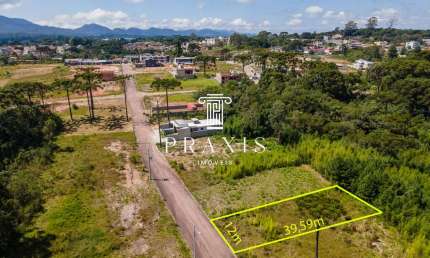 Terreno em condomínio fechado à venda na Rua Pedro Câmbio Cortiano, 60, Jardim Orestes Thá, Quatro Barras por R$ 320.000