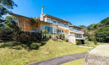 Casa em condomínio fechado com 4 quartos para alugar na rua ângelo cúnico, 206, abranches, curitiba, 653 m2 por r$ 10.900