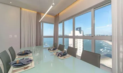 APARTAMENTO VISTA MAR - 3 SUÍTES - 2 VAGAS - ÁREA DE LAZER COMPLETA - BARRA NORTE - BALNEÁRIO CAMBORIÚ
