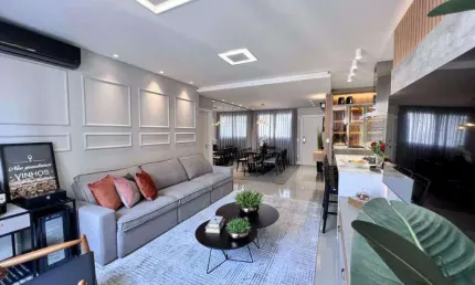 APARTAMENTO FINAMENTE DECORADO - 4 SUÍTES - 3 VAGAS - ÁREA DE LAZER COMPLETA - ÓTIMA LOCALIZAÇÃO