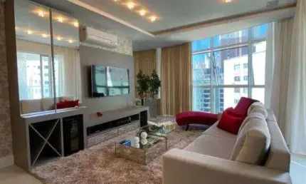Mobiliado - 3 suítes - 2 vagas - ótima localização - área de lazer -centro - balneário camboriú.