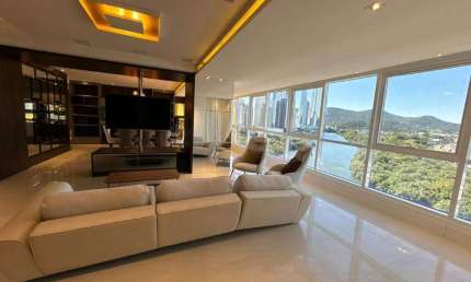 LOCAÇÃO ANUAL - APARTAMENTO MOBILIADO E DECORADO - VISTA MAR - 4 SUÍTES - 3 VAGAS - ÁREA DE LAZER COMPLETA