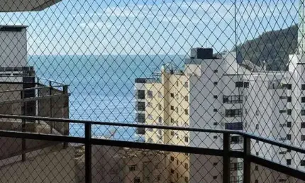 LOCAÇÃO ANUAL - MOBILIADO - VISTA PARA O MAR - 3 DORMITÓRIOS - 1 VAGAS - ÁREA DE LAZER