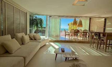 LOCAÇÃO ANUAL DE ALTO PADRÃO - MOBILIADO E FINAMENTE DECORADO - VISTA PARA O MAR E CRISTO LU - 4 DORMITÓRIOS - 2 VAGAS - ÁREA DE LAZER COMPLETA