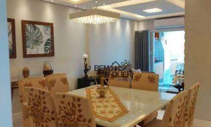 Apartamento com 3 dormitórios à venda, 86 m² por R$ 680.000,00 - Vila Guilhermina - Praia Grande/SP