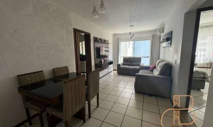 Apartamento 01 suíte + 01 dormitório pronto para morar, quadra mar centro.