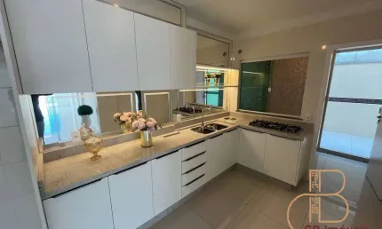 Locação - amplo apartamento diferenciado, 1 suíte + 1 dormitório e 2 vagas