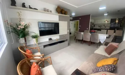 Apartamento com 3 dormitórios para locação de temporada, 120 m² - por r$ 1.000,0