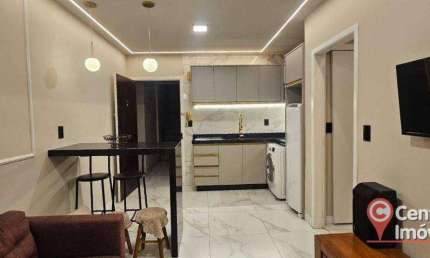 Apartamento com 1 dormitório para alugar, 52 m² por R$ 4.000,00/mês - Centro - Balneário Camboriú/SC