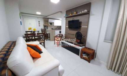 Apartamento com 1 dormitório para locação temporada, 54 m² por R$ 600/dia - Centro - Balneário Camboriú/SC