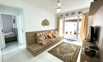 Apartamento com 3 dormitórios para locação de temporada, 100 m² - por r$ 1.200,0