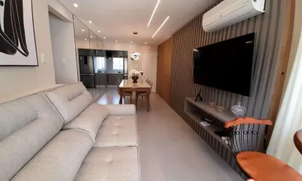 Apartamento com vista lateral para o mar na av. atlântica – balneário camboriú
