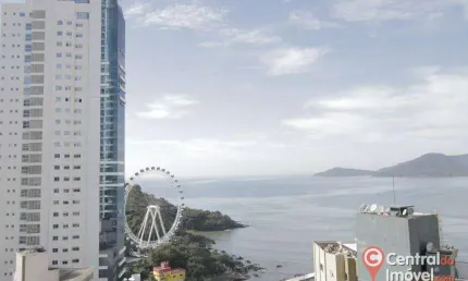 Apartamento com mar vista definitiva, possui 4 suítes,  3 vagas,  151 m² - R$ 4.900.000,00 - Pioneiros - Balneário Camboriú/SC
