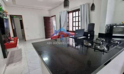 Casa com 2 dorms, Real, Praia Grande - R$ 450 mil, Cod: 4597