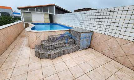 Casa com 3 dorms, Vila Guilhermina, Praia Grande - R$ 790 mil, Cod: 4680