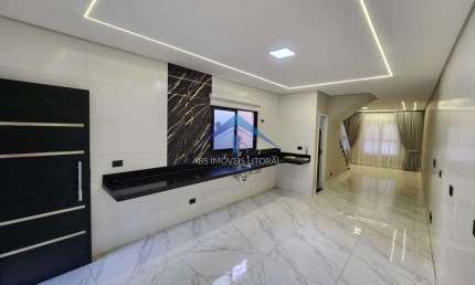 Casa com 3 quartos, Balneário Maracanã, Praia Grande - R$ 1.15 mi, Cod: 5215