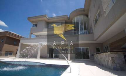 VENDA DE CASA DE ALTO PADRÃO NOVA NO CONDOMÍNIO TAMBORE 1 EM ALPHAVILLE