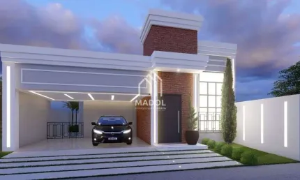 Linda casa em construção no Condomínio Reserva Ecoville