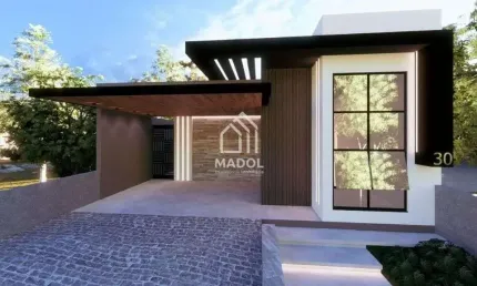 Casa em condomínio à venda em contorno, ponta grossa - pr