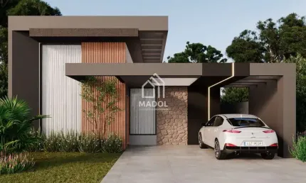 Casa com piscina e área gourmet no Le Parc – R$ 590 mil