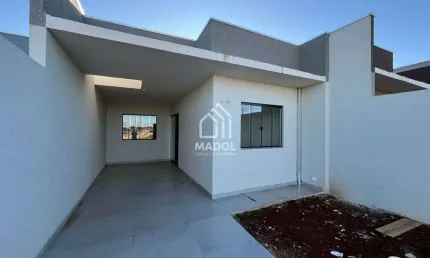 Casa 3 quartos, sendo uma suite, sala, cozinha, laje, aprox. 80 m2 construídos