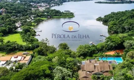 Terreno em condomínio fechado à venda na rua luiz henrique rosa, 200, lagoa da conceição, florianópolis, 7148 m2 por r$ 7.700.000