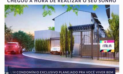 Residencial Itália - Casas nova à venda em Cotia/SP no Outeiro de Passargada no Residencial Itália com 50,25m²