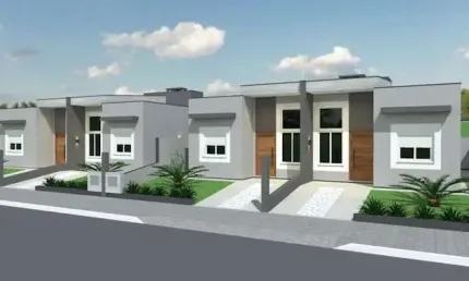 Casa com 2 quartos à venda na Waltornilo Hagel Maciel, 1, Morada da Colina, Guaíba por R$ 360.000