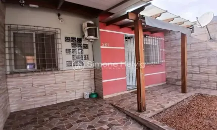 Casa em condomínio fechado com 2 quartos à venda na rua teixeirinha, 361, jardim dos lagos, guaíba por r$ 280.000